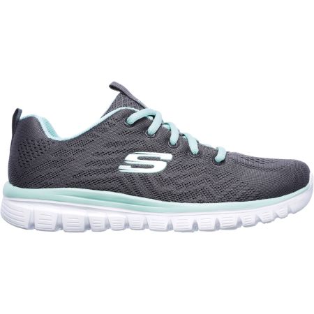 Skechers Graceful Get Connected Sports Shoe Size 4 Charcoal