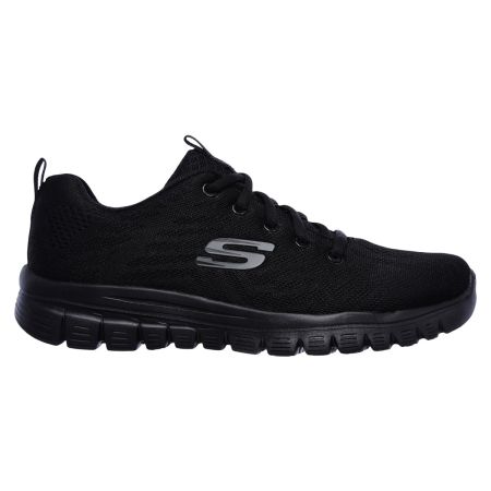 Skechers Graceful Get Connected Sports Shoe Size 4 Black