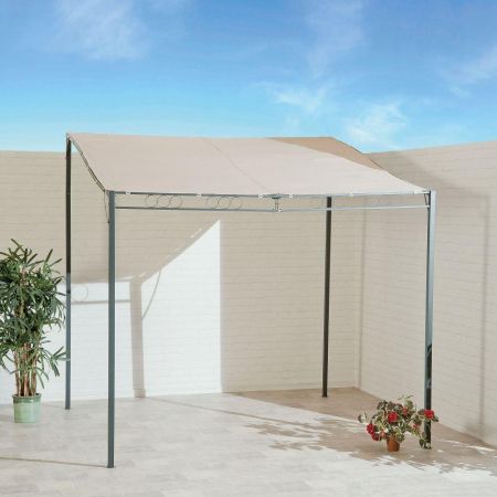 2.5m Wall Gazebo Steel