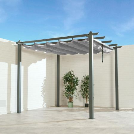 3m Alum Retractable Gazebo