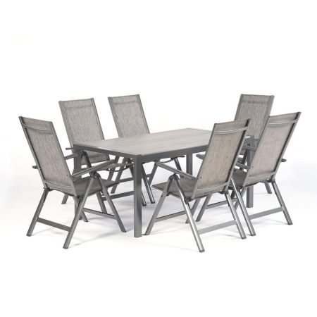 Adrano 160cm 6 Seat Polywood