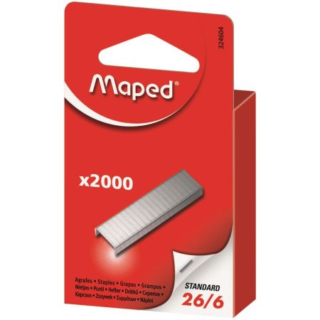 Staples 26/6mm box of 2000