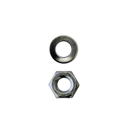 6Mm  Zp Nuts & Washers 20/Polybag C/W