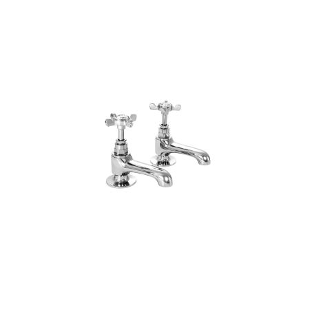 Coronation Bathroom Basin  Taps - Chrome