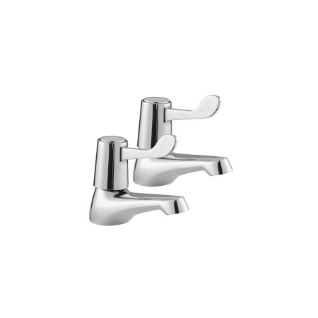 Vitality 3" Lever Bath Filler Taps - Chrome