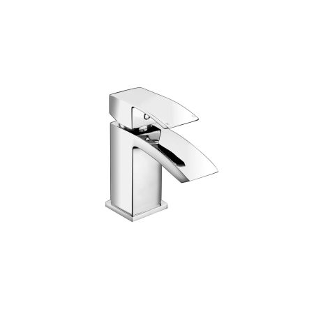 Swoop Mk2 Mini Bathroom Basin Mixer Tap - Chrome