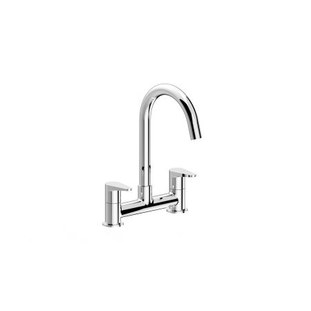 Newland Bridge Kitchen Sink Mixer Tap - Chrome