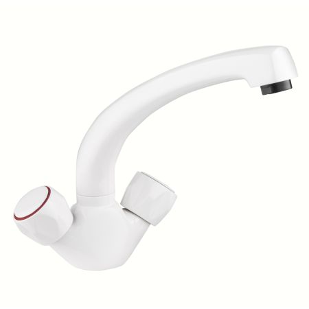 Deva Profile Kitchen Sink Mixer Tap - White