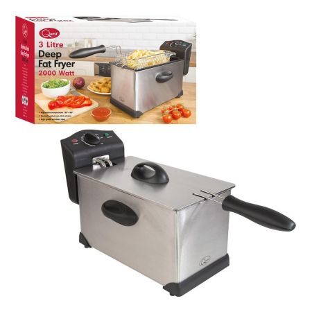 3 Litre Stainless Steel Deep Fat Fryer