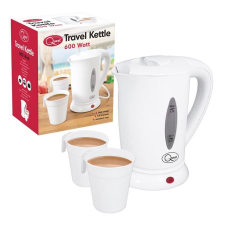 0.5L Travel Kettle - White