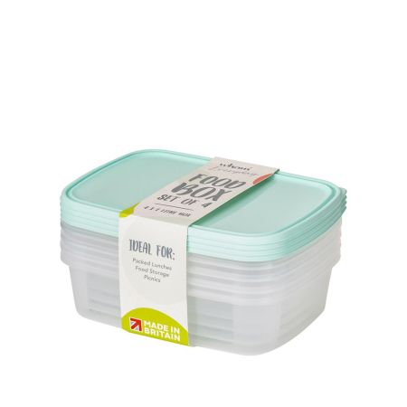 Everyday Set of 4 - 1L Food Boxes