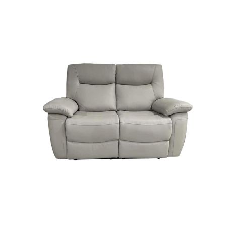 Lucia 2 Seater POWER Recliner in Pearl Grey