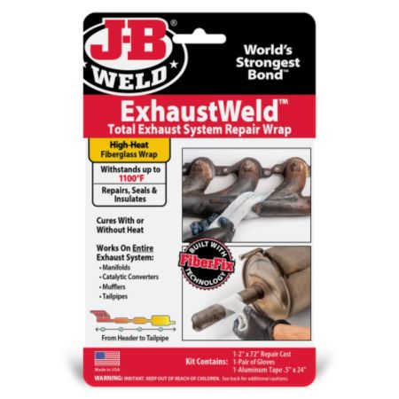 JBWeld Exhaust-Weld 2 X 72 Inch Repair Cast