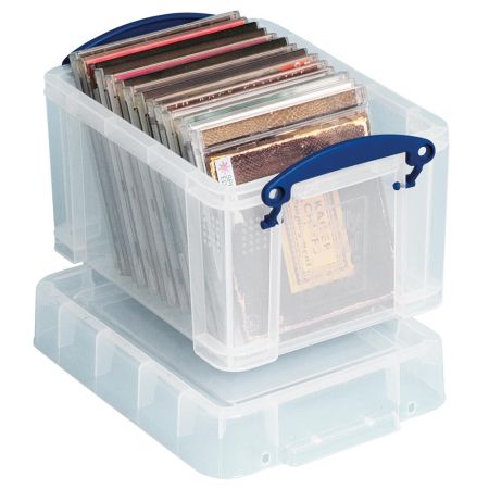 Really Useful Plastic Storage Box 3 Litre Clear