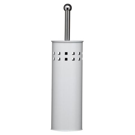 White Square Design Toilet Brush