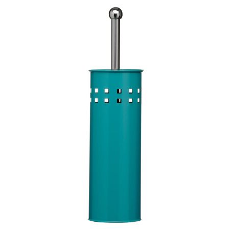 Turquoise Square Design Toilet Brush