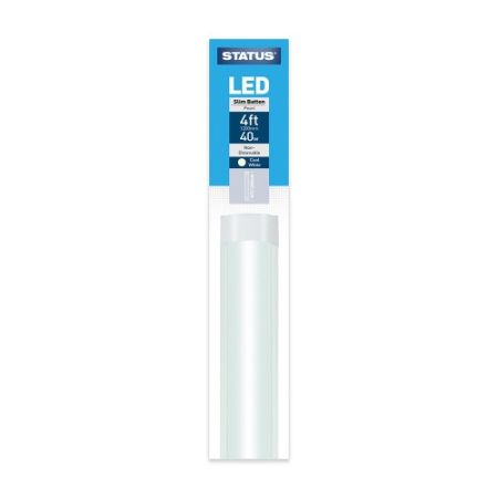 Status 40w LED Slim Line Batten Cool White Bulb 4ft 