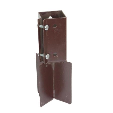 75Mm Brown Clamp Conc Post Support