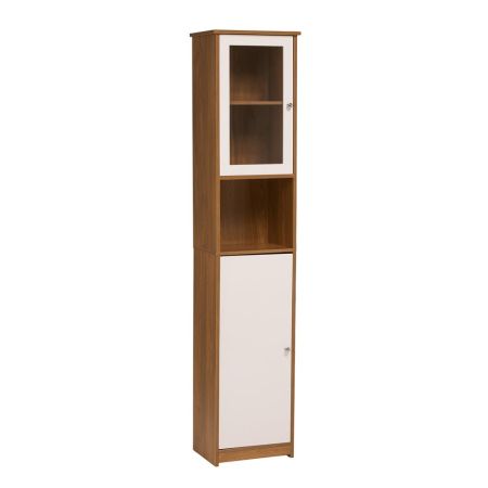 2 Door Oak Effect Floor Standing Cabinet