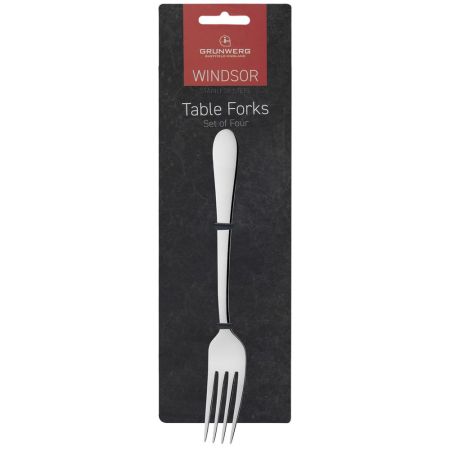 Windsor Carded 4 Table Forks