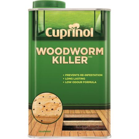 Cuprinol Woodworm Killer Low Odour (WB) 1L