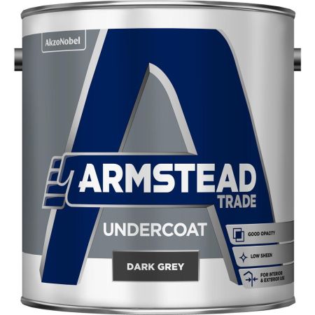 Armstead Trade Undercoat 2.5L Dark Grey Paint