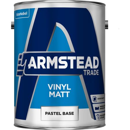 Armstead Trade Vinyl Matt 5L Pastel Base Paint