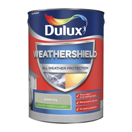 Dulux Weather Shield All Weather Protection Smooth Green Ivy 5L