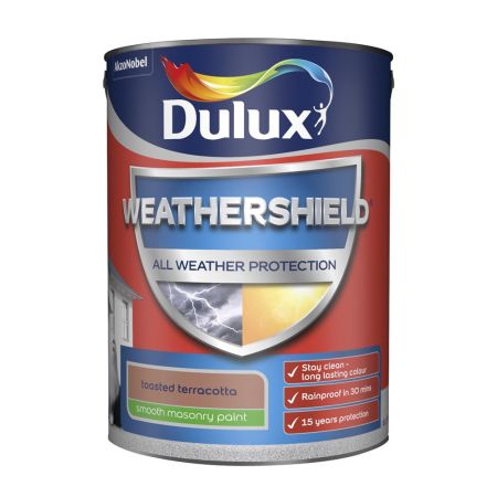 Dulux Weather Shield All Weather Protection Smooth Toasted Terracotta 5L