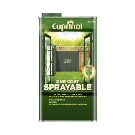 Cuprinol Spray  / Fence Treatment Forest Green 5L Paint