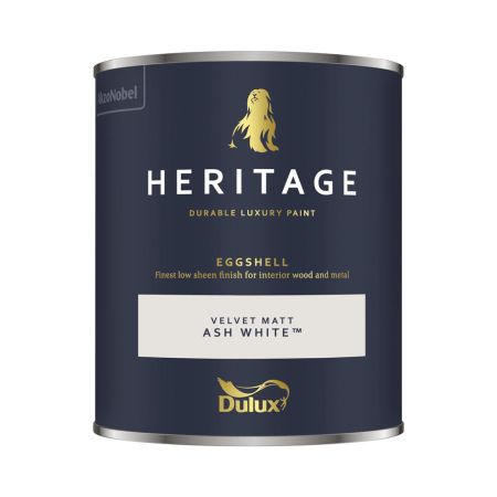 Dulux Trade Heritage Egg Shell Ash White 750ml