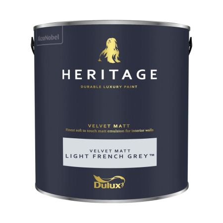 Dulux Trade Heritage Matt Light French Grey 2.5L 