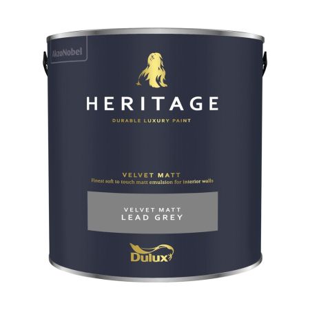 Dulux Trade Heritage Matt Lead Grey 2.5L