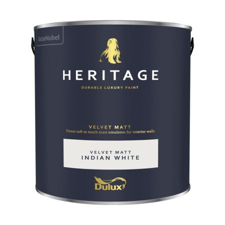 Dulux Trade Heritage Matt Indian White 2.5l