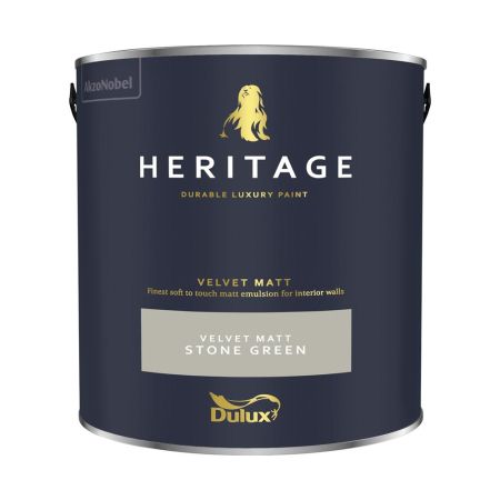 Dulux Trade Heritage Matt Stone Green 2.5L