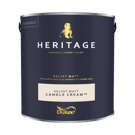 Dulux Trade Heritage Matt Candle Cream 2.5l