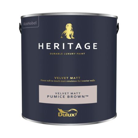 Dulux Trade Heritage Matt Pumice Brown 2.5L