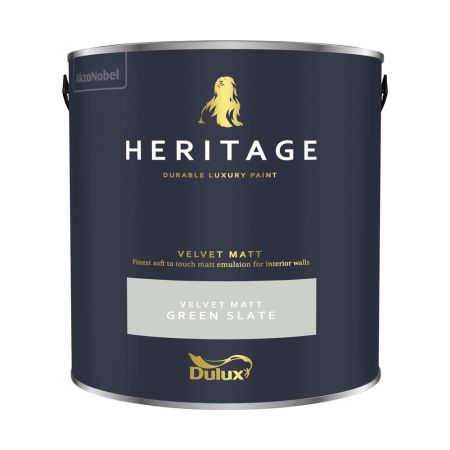 Dulux Trade Heritage Matt Green Slate 2.5l