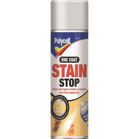 Polycell One Coat Stain Stop Aerosol 250ml