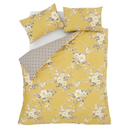 Canterbury Duvet Cover Set Ochre Double