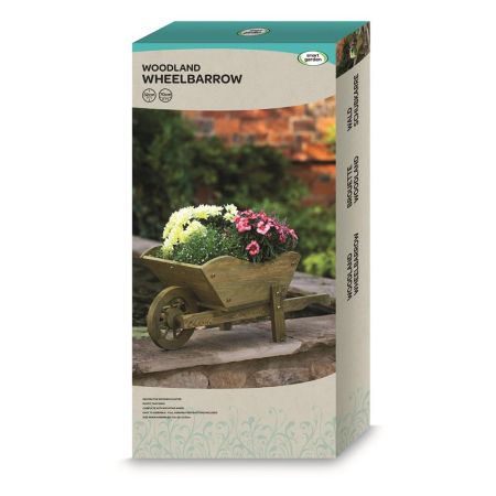 Woodland Wheelbarrow Planter - Tan, 