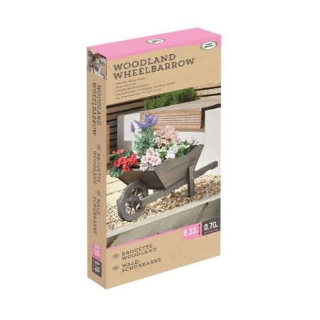 Woodland Wheelbarrow Planter- Slate, 