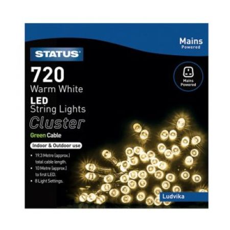 Status Ludvika Indoor/Outdoor Warm White 720 LED