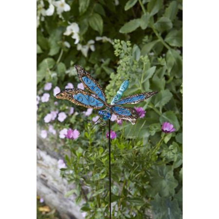 Dragonfly Delight Border Stake, Mixed Case