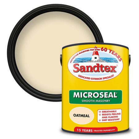 Sandtex Microseal Smooth Masonry Oatmeal 5L