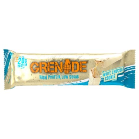 Grenade White Choc Cookie Bar