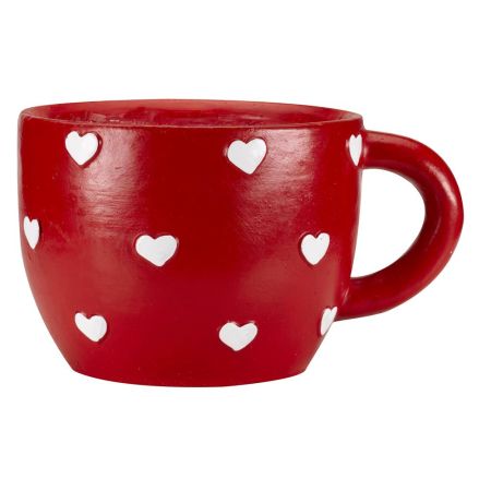 Teacup Heart Planter