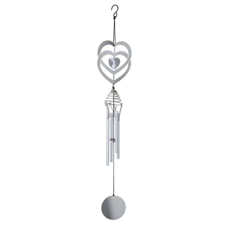 Crystal Heart Windchime