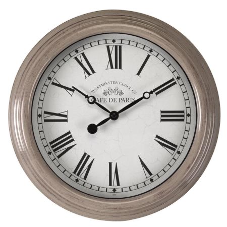 Biarritz 12in Wall Clock - Grey