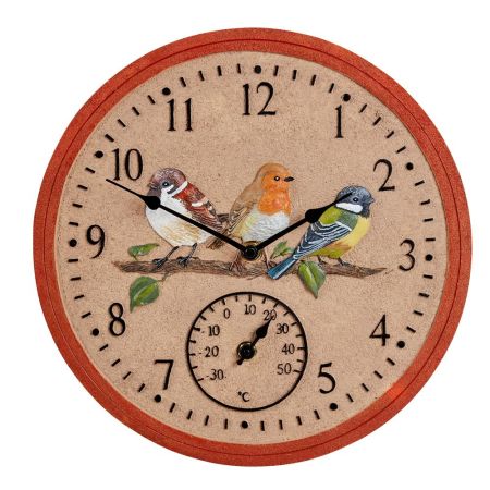 BirdWood Wall Clock